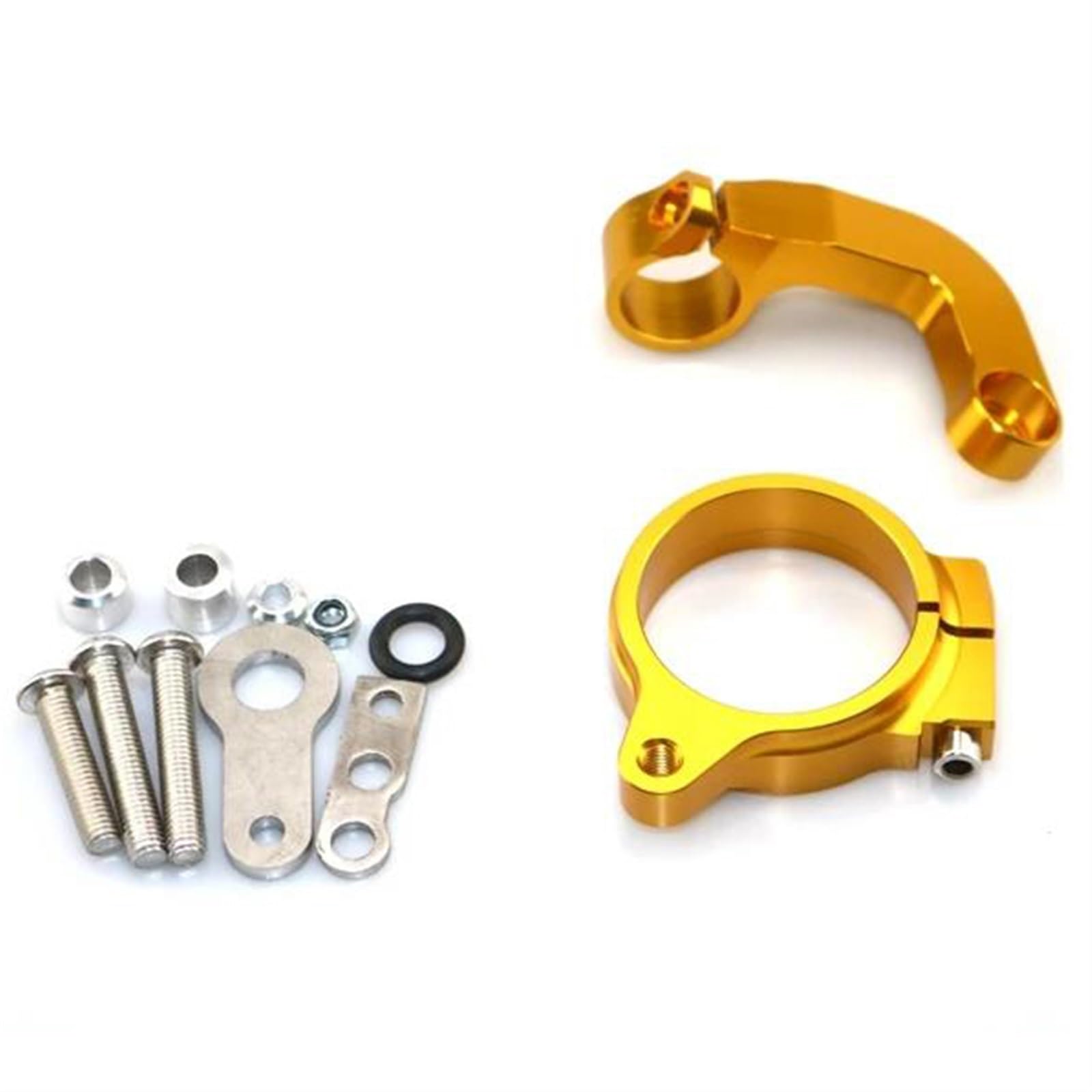 Amortiguador de dirección R1200GS de aluminio CNC con soporte completo para control premium