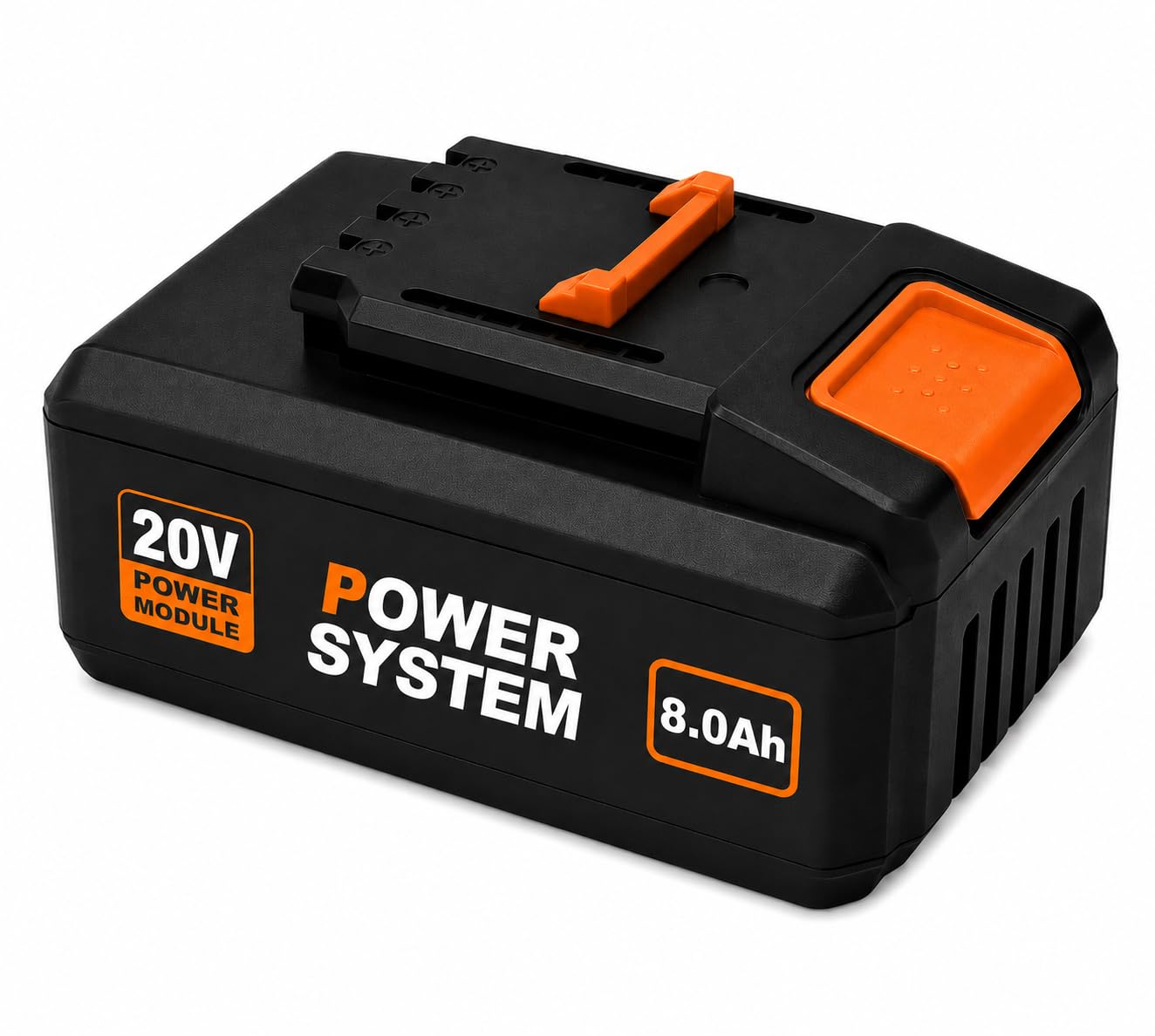 20V 8.0Ah Akku kompatibel mit Worx PowerShare WA3648 – Li-Ion Ersatzakku mit LED Anzeige – Hochleistungsakku für Worx 20V Elektrowerkzeuge – Lange Laufzeit
