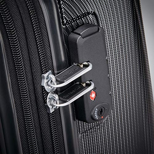 Image of Samsonite Winfield 3 DLX Spinner, Black, 2-Piece Set (20 /25), Winfield 3 Dlx Hardside Expandable Luggage With Spinners