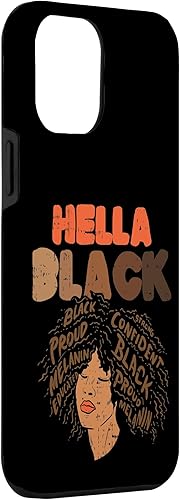 Miniatura 3 de Funda de regalo para iPhone 13 Pro Max Hella Black Melanin Afro Woman African Pride BLM