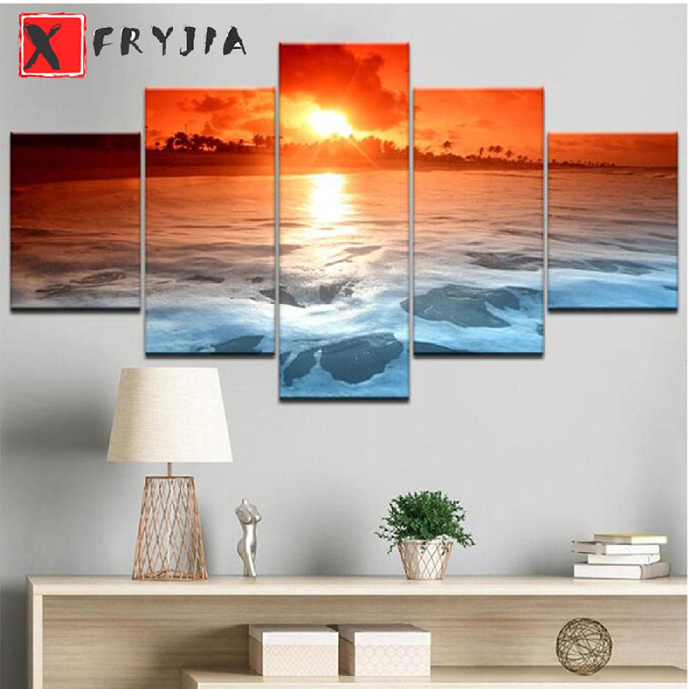 Mosaïque diamant mer et vagues pour instaurer une ambiance vacances dans votre salon