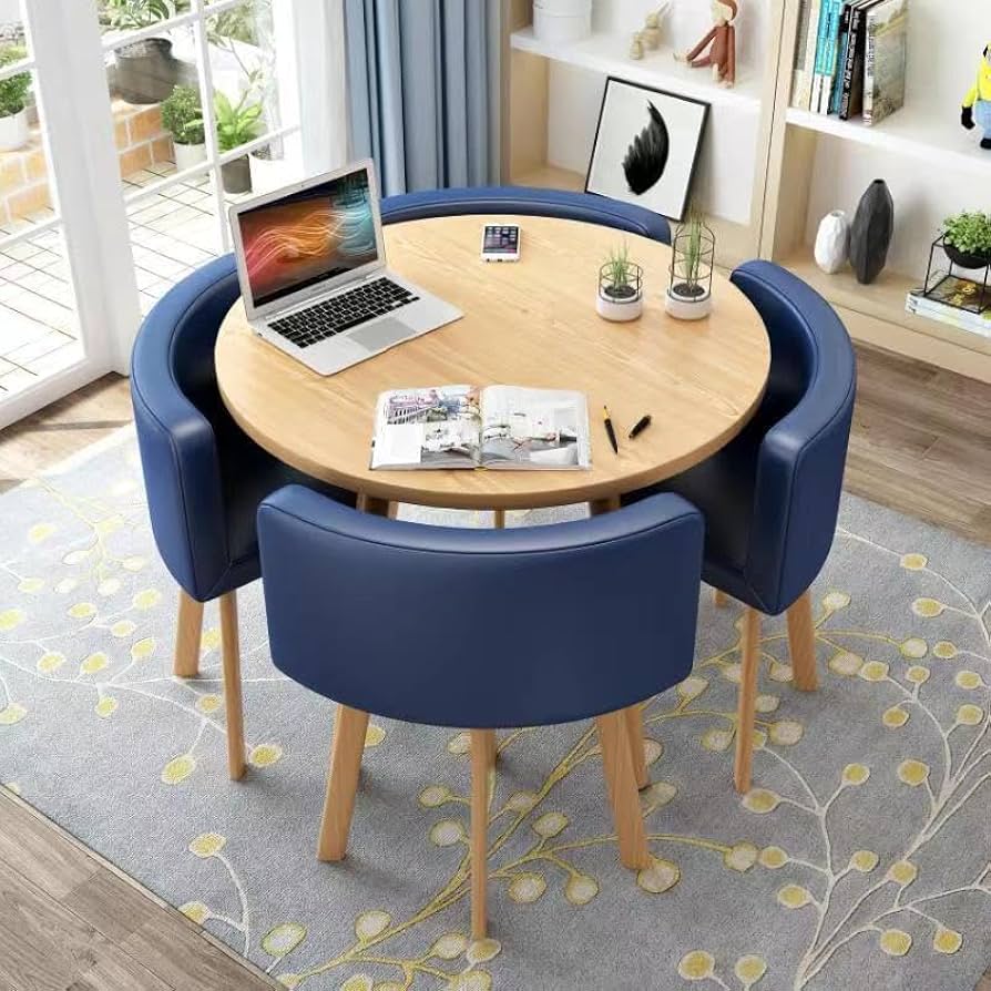 Amazon｜AIYI HOME ダイニングセット 4人用 円形 食卓セット