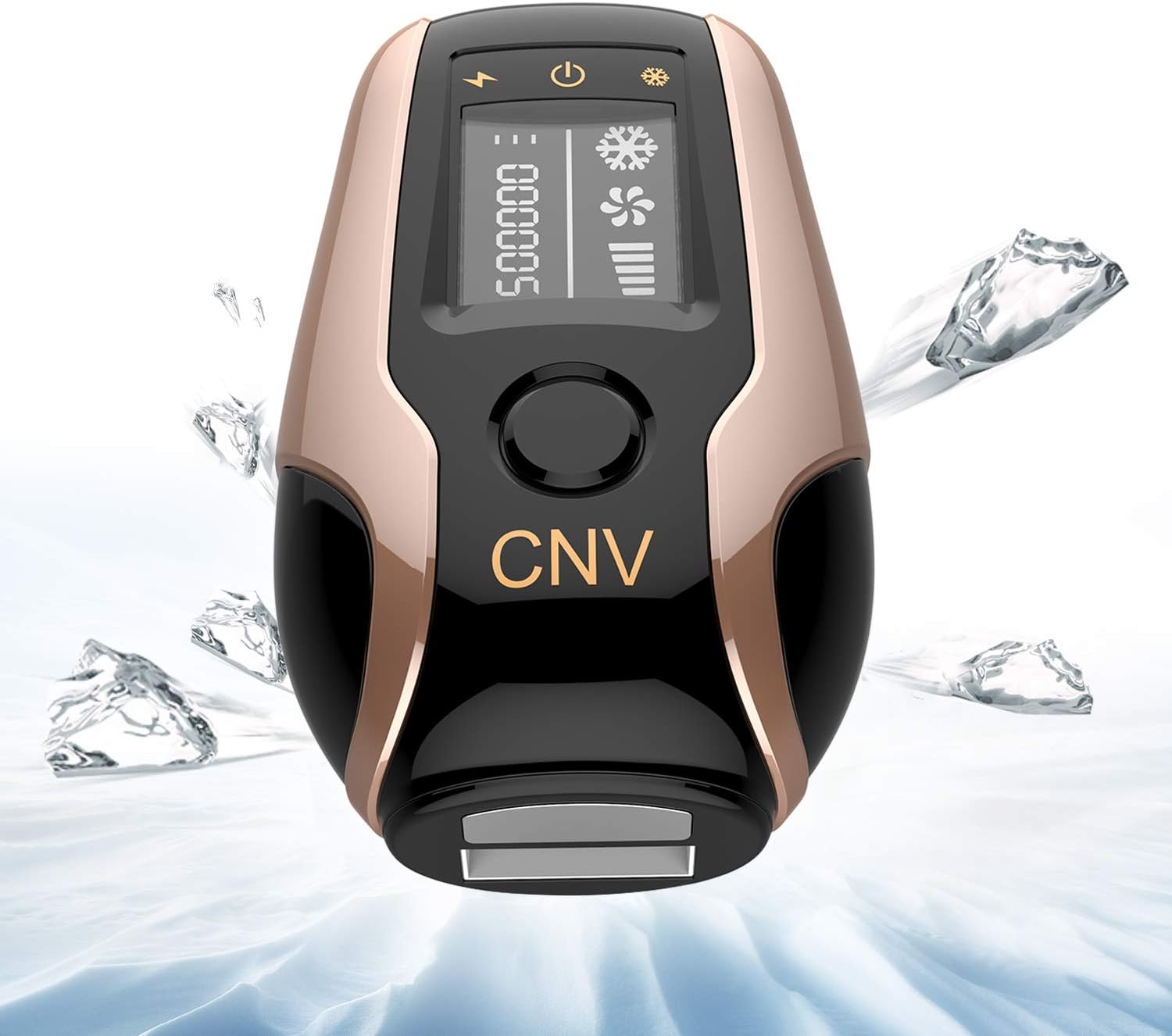CNV Permanent Hair Removal For Women & Men Integrated WPL & ICE Cool & Facial Beauty 500,000 Flashes WholeBody Home Use (Hair Removal)
