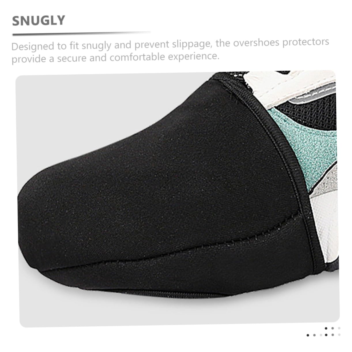 VICASKY Windproof Cycling Overshoes Men's Winter Bike Shoe Covers Toe Protective Covers for Road Mountain Bikes