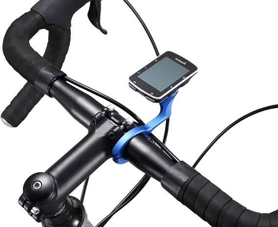 Out Front Mount Bike Computer Combo Handlebar Mount for Garmin Edge | Out Front Bicycle Mount Sizes 31.8mm 25.4mm for Edge 200 500 510 520 800 810 820 1000 1030 and Sport Action Camera