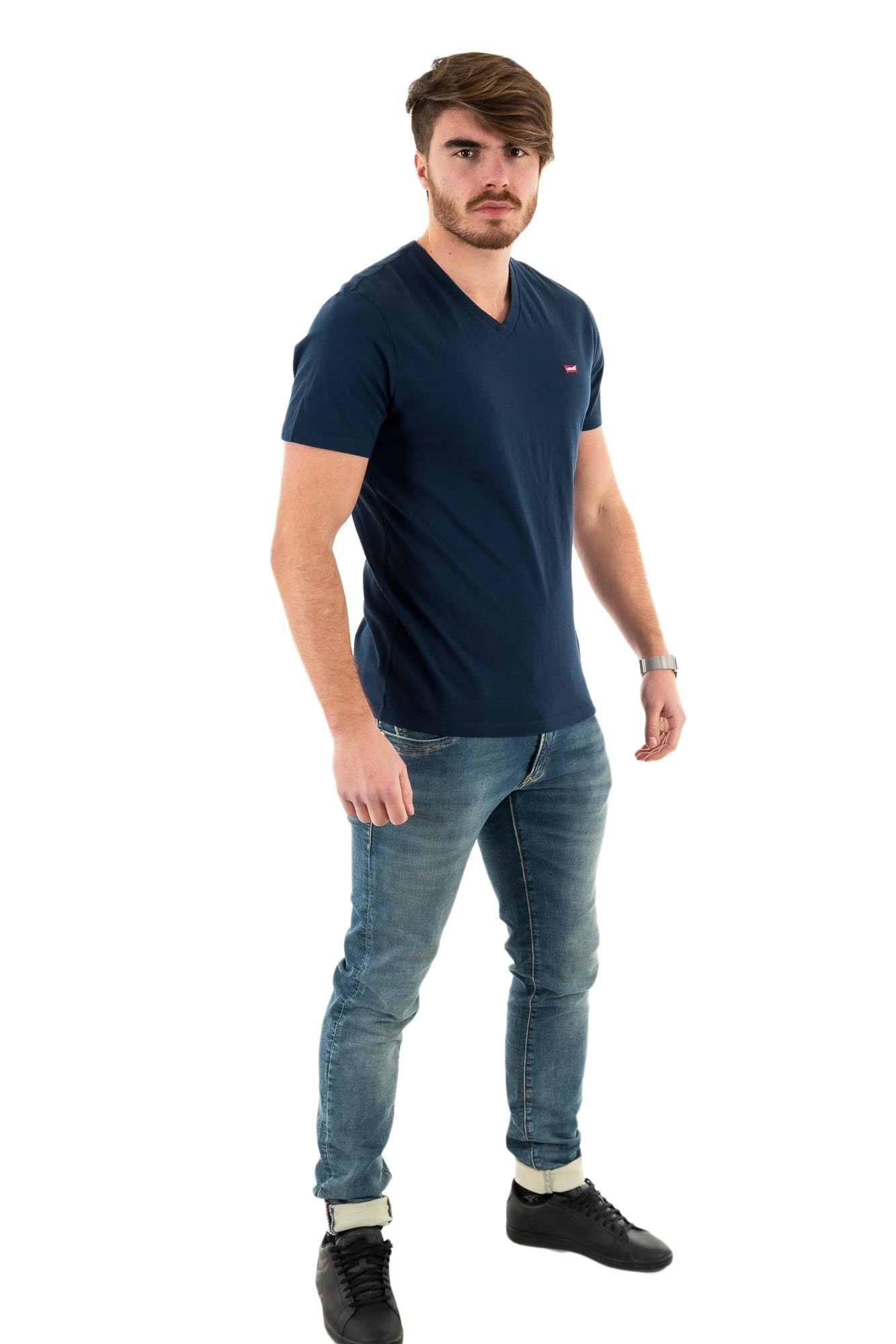 Levi'sMen's Original Housemark V-Neck T-Shirt