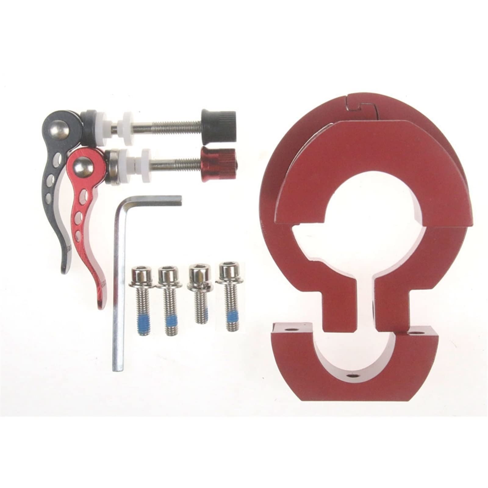 Support de Pliage ajusté for Xiaomi Mijia M365 Construction de Pliage de Scooter électrique Fix de Rechange en Aluminium (Noir)