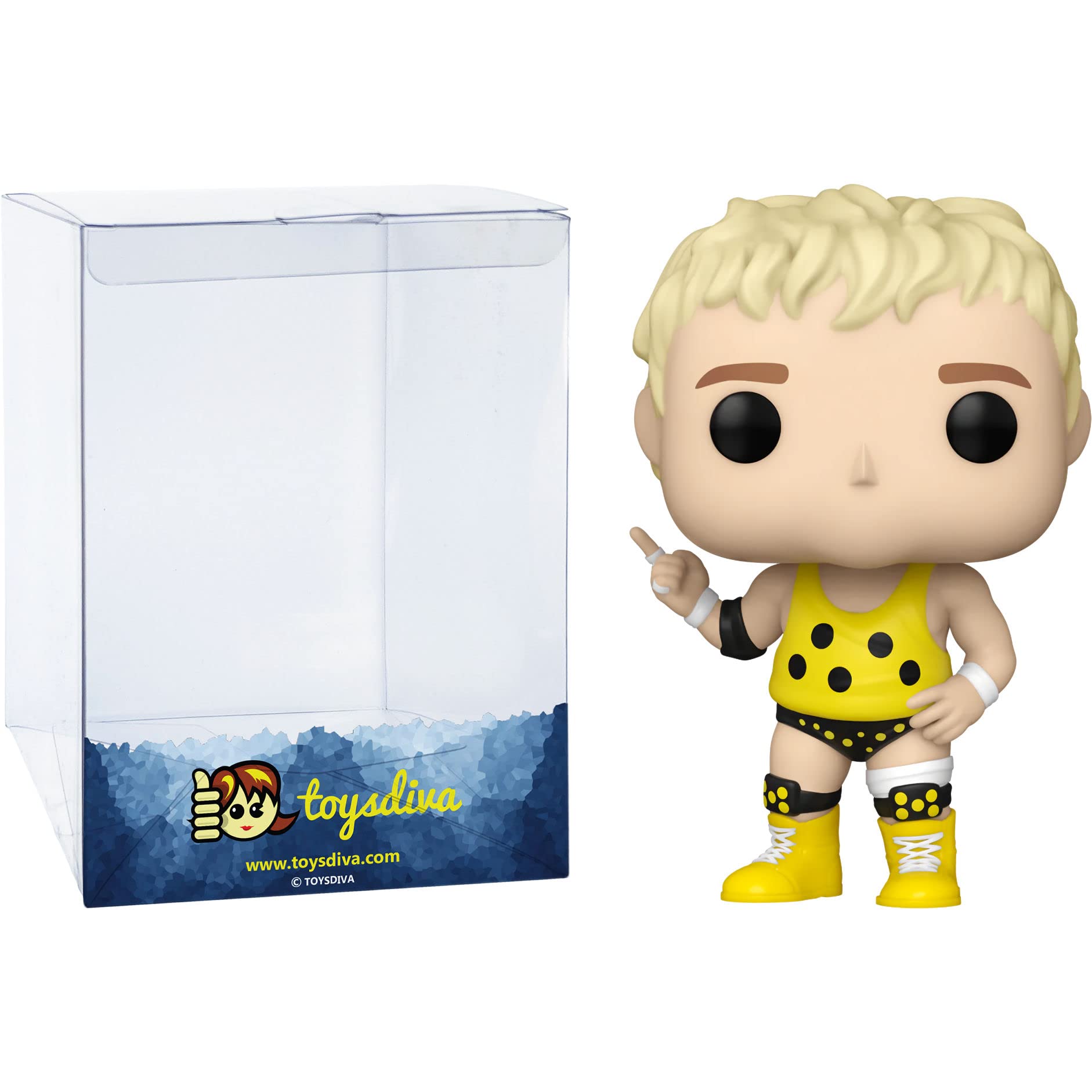 Dusty Rhode s: P o p ! Vinyl Figurine Bundle with 1 Compatible 'ToysDiva' Graphic Protector (114 - 64014 - B)