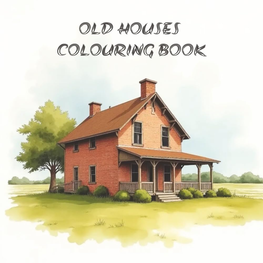 Old Houses Colouring Book