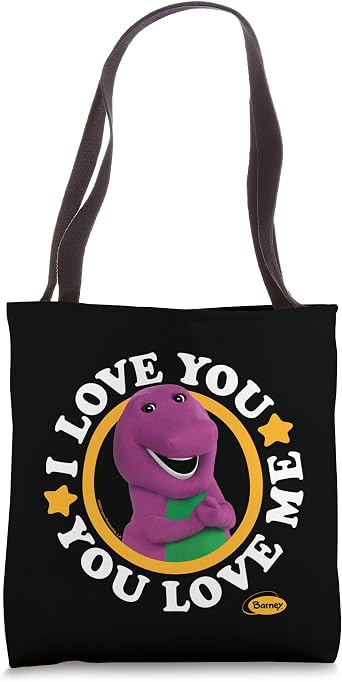 Barney - I Love You You Love Me Song Purple Dinosaur Tote Bag