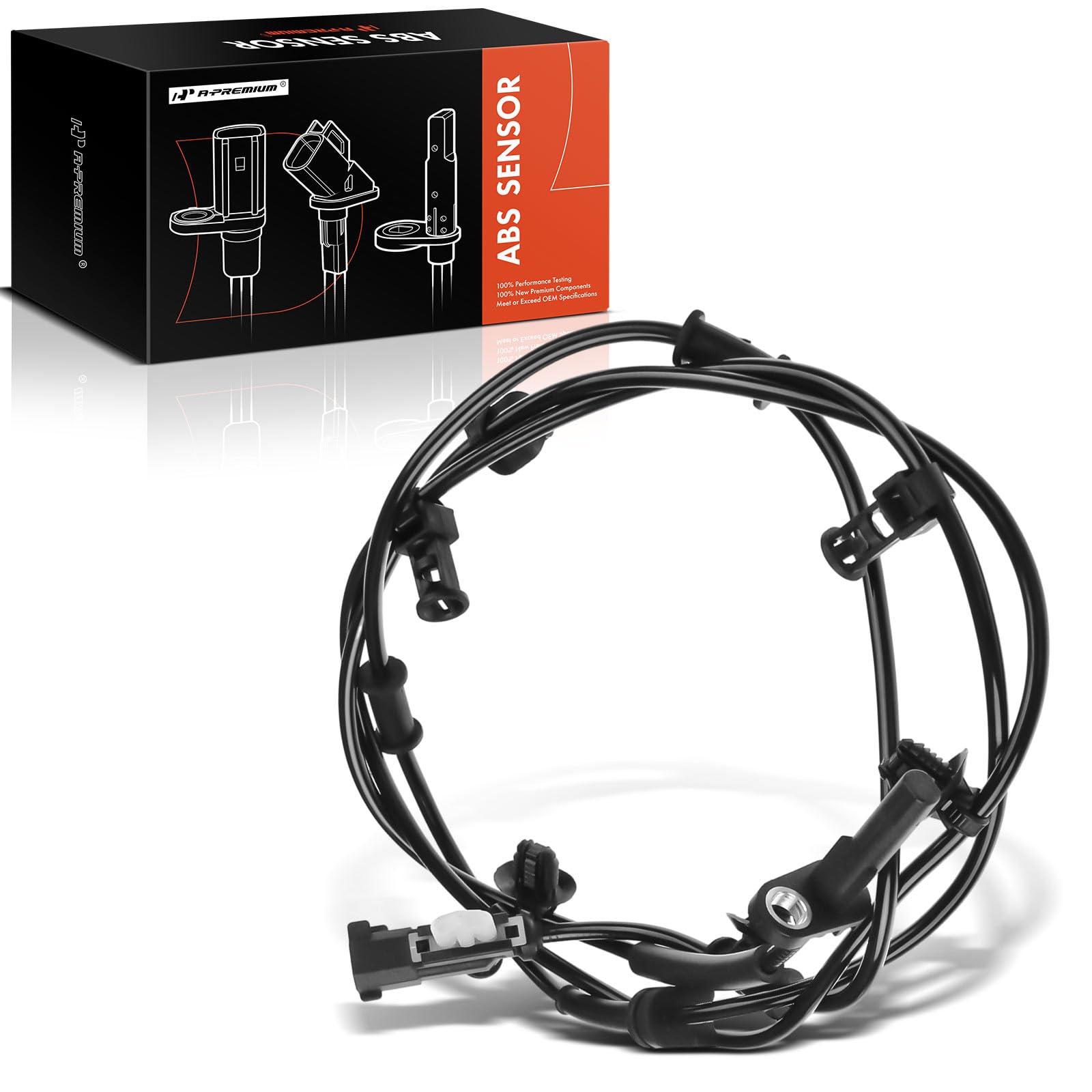 A-Premium ABS Wheel Speed Sensor with Monobeam Suspension Compatible with Ford F-150 2015-2017 Rear Passenger Side