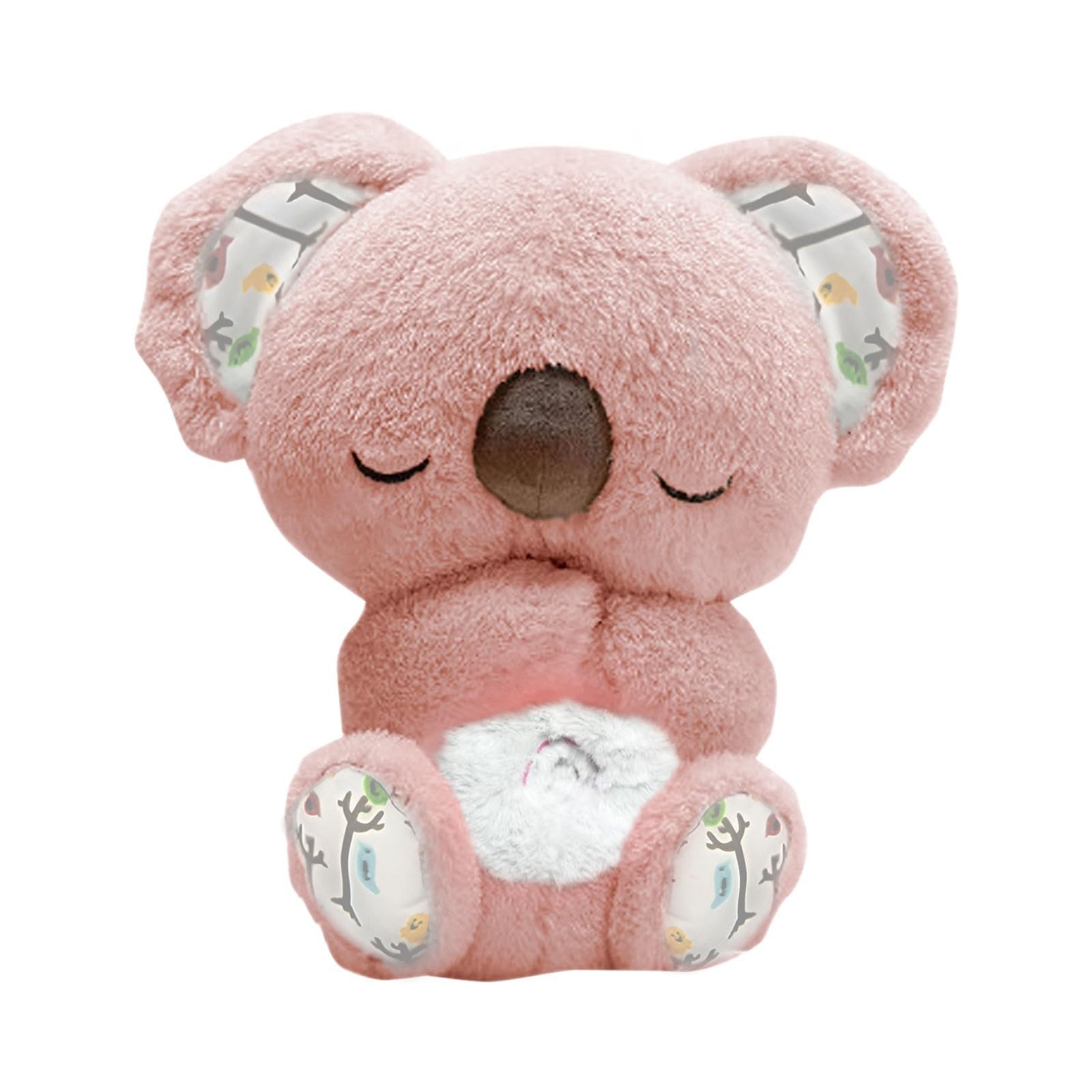 Breathing Teddy Bear for Anxiety Adults, Breathing Otter Sleep Buddy, Breathing Teddy Bear, Breathing Teddy Bear for Anxiety, Breathing Teddy for Adults Breathing Koala (b)