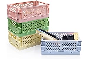 Xhwykzz Mini Foldable Storage Baskets for Organizing