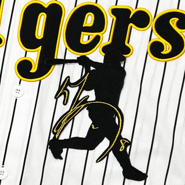 Amazon.co.jp: 阪神 タイガース 刺繍ワッペン 佐藤 輝明 シルエット