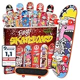 Magicat Premium Fingerboard Set I 12 Cool Finger Skateboards for Kids I Party Favors I Finger Boards for Kids I Finger Skateboard I 4 Year Old boy Birthday Gift