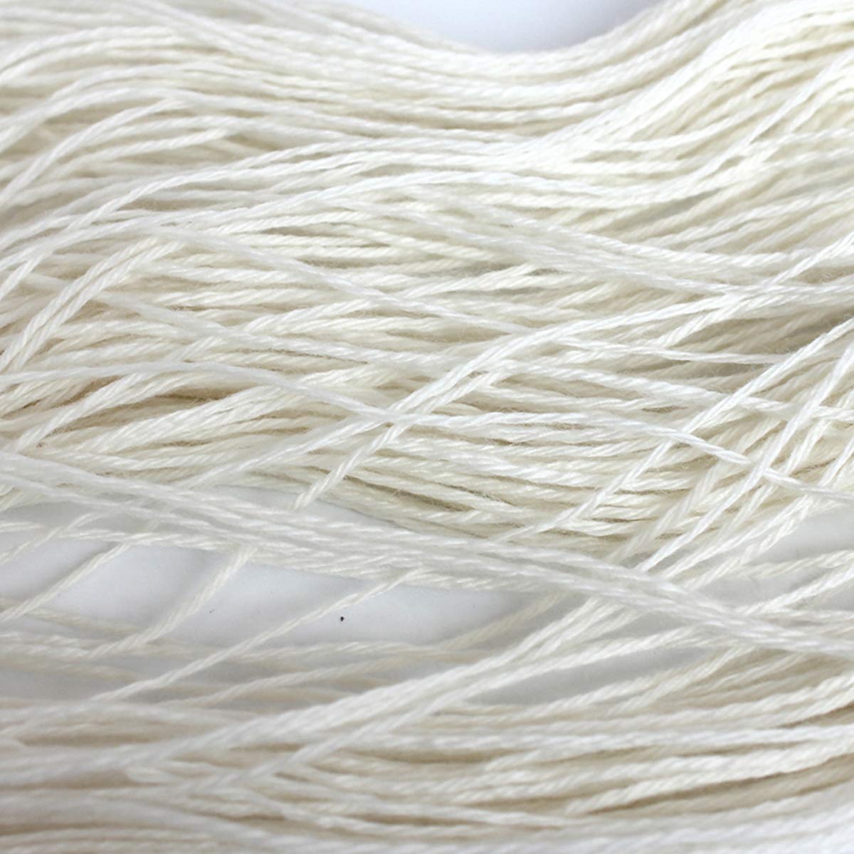 Pelote De Laine A03 Mérinos/Cachemire/Soie Blanche (15) - 250g, Fil Dentelle Superwash, Italie