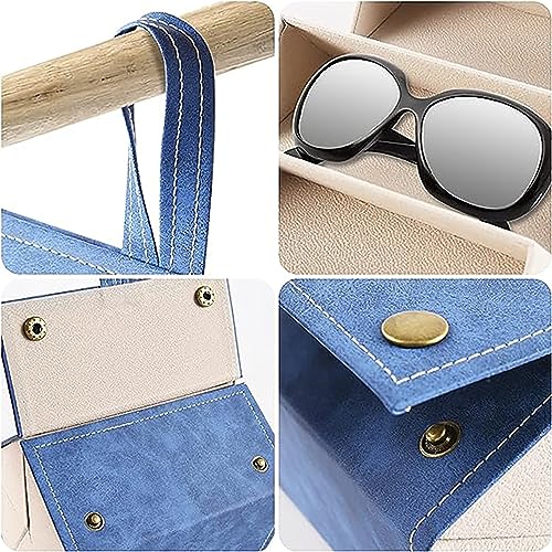 Image of House of Quirk Sunglasses Storage Box, Faux Leather Sunglasses Box