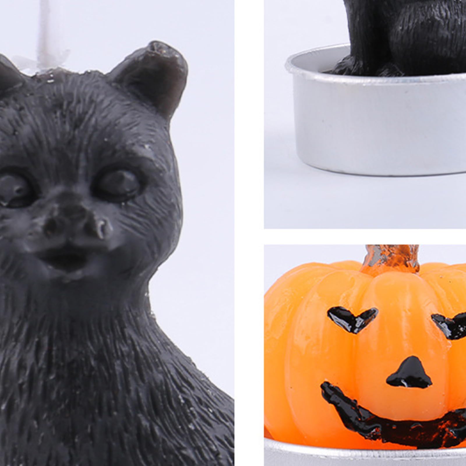 Candela di Halloween Con Scheletro, Profumata alla Lavanda, Gotica, Autunno, Cera di Soia - Decorazione per la Casa, Feste