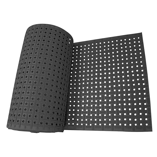 Miniatura 4 de Rubber-Cal Alfombrilla de goma antideslizante 100% nitrilo "Paw-Grip", 38" x 34" x 48", negro