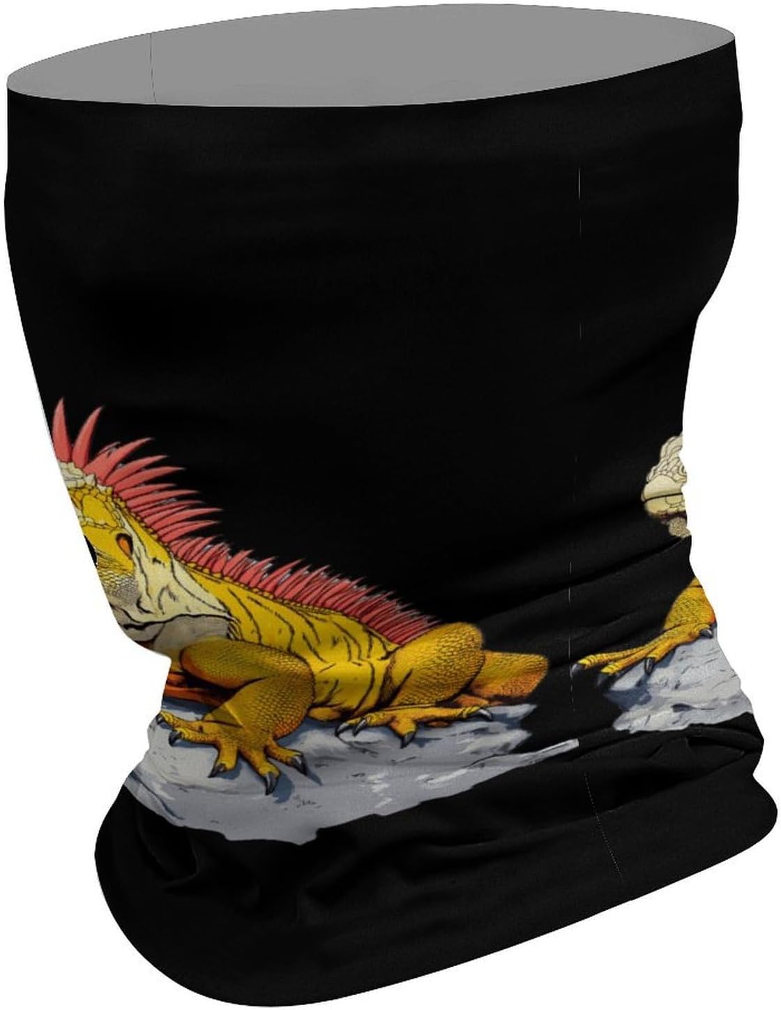 Bearded Dragon Lizard Animal Face Cover Neck Gaiters for Men Women Sun Protection Mask Scarf Hiking Bandana