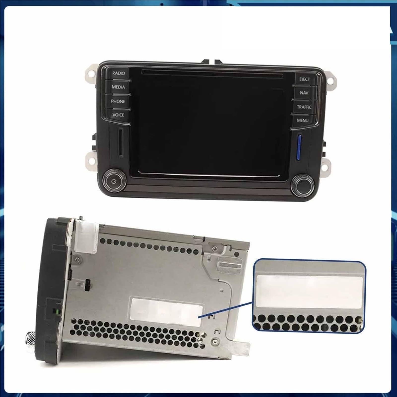Testeur de Batterie Écran Tactile LCD 6,5 Pouces Compatible avec VW Magtotan, Golf, Polo, Tiguan et Passat MIB STD2 680 200