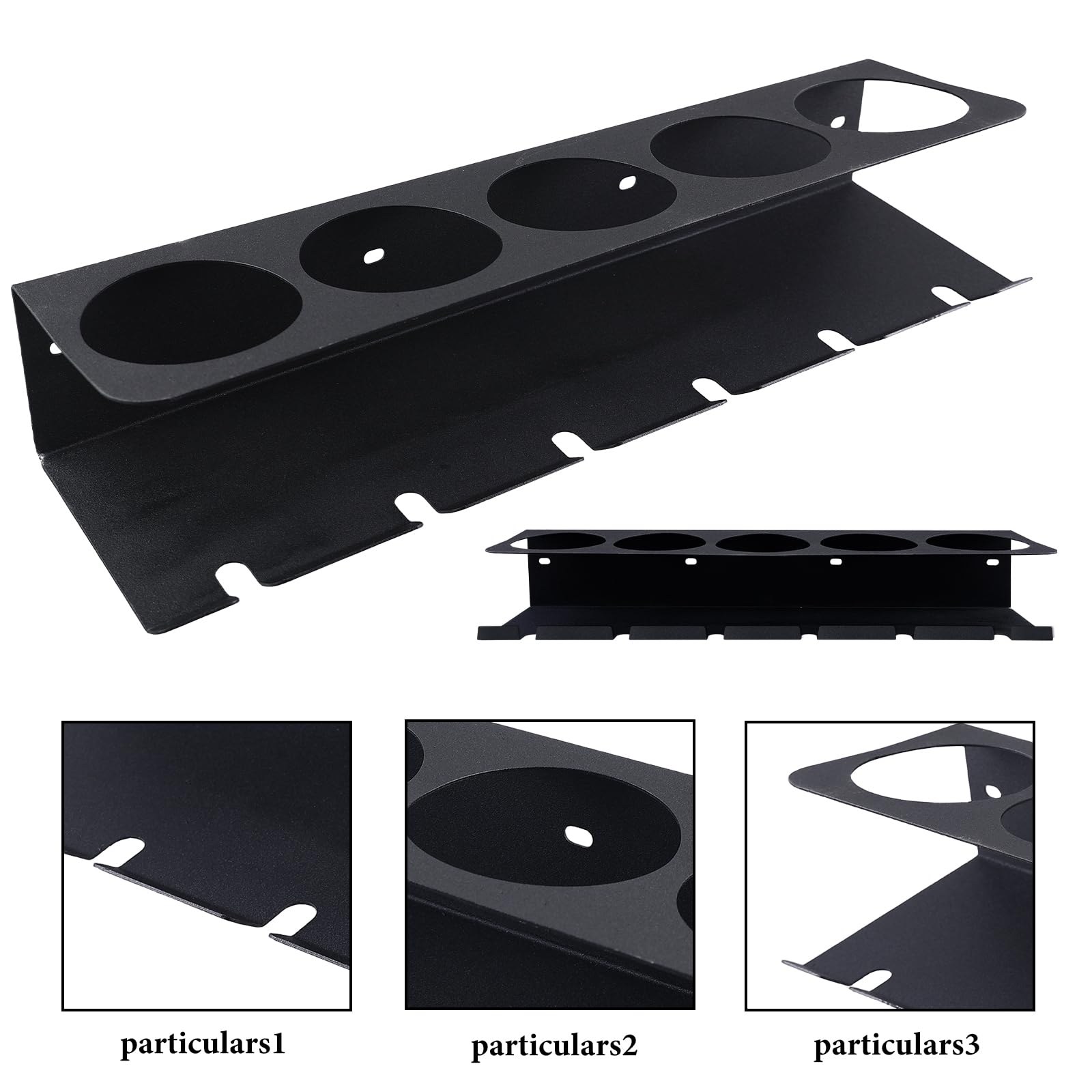 43 x 10 cm. Soporte para botes de aerosol: soporte para latas, estante de almacenamiento para latas de lubricante, soporte para botellas de aerosol, resistente organizador de botellas de 5