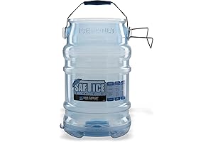 San Jamar Saf-T-Ice Plastic Ice Tote, Extremely Functional Ice Bin for Freezer