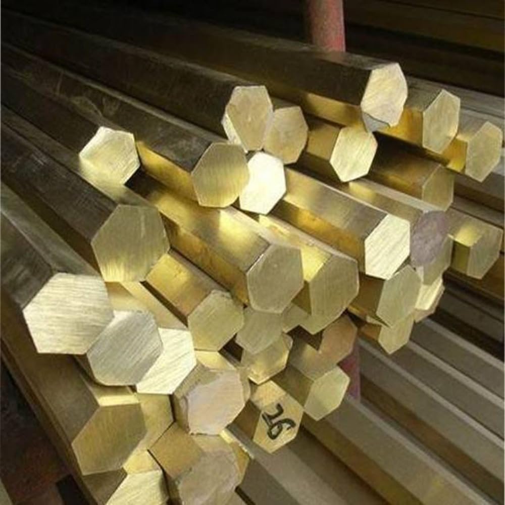 Asta esagonale in ottone H59/H62 4mm-65mm 330mm/200mm