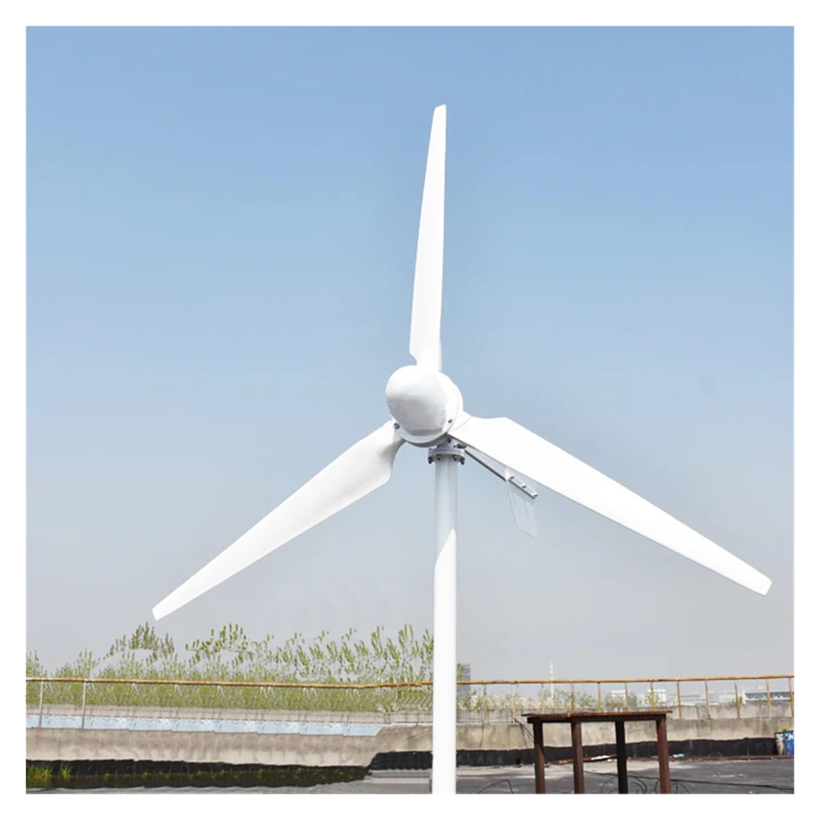 Turbina Eolica Generatore eolico orizzontale da 10KW 10000W 96V 48V 24V Energia libera dinamo magnetica mulino a ad alta potenza for terreni agricoli domestici(48V)