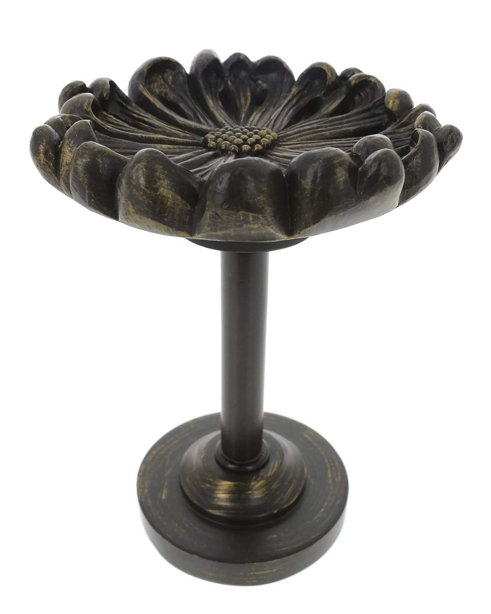 Urbanest Dandelion Drapery Medallion Holdback, 3 3/8-inch Diameter, Bronze with Gold