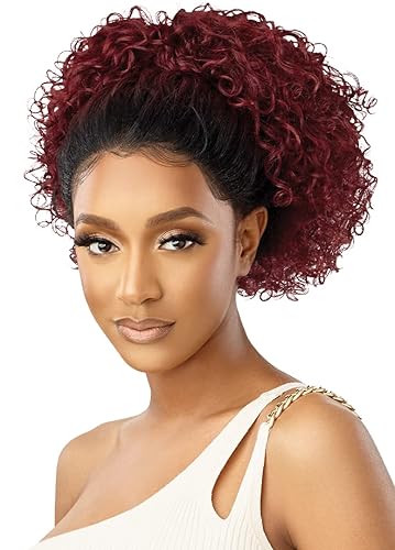 Miniatura 5 de Outre Peluca de encaje frontal 360 de 13 x 6 pulgadas atada a mano TASIRA (DR marrón jengibre)