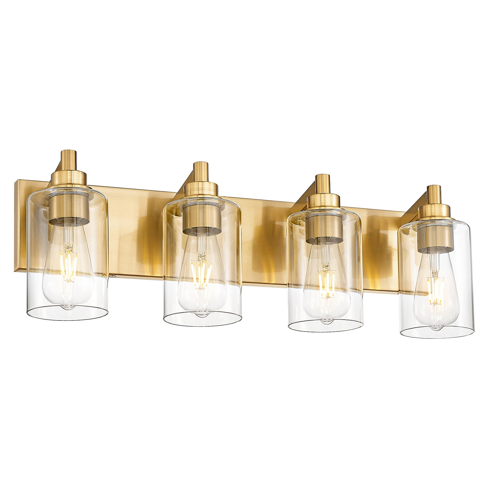METWET Brushed Gold Vanity Light