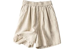 Women's Summer Casual Linen Bermuda Shorts