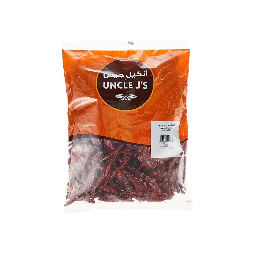 Uncle J's Red Chilly Long 100 g