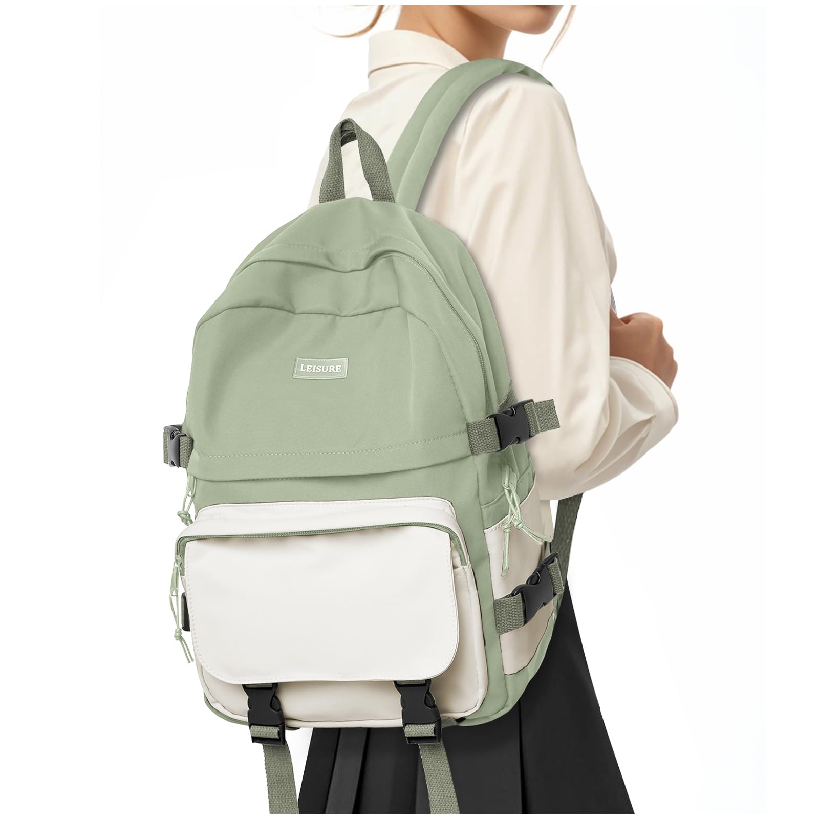 HYC00 Zaino Scuola Superiore Ragazza,Zaino da Scuola Media Ragazzo Zaino Università Leggero Resistente all'acqua College Casual Daypacks, Zaino PC 14 Pollici Zaini Scuola Cartella Adolescente