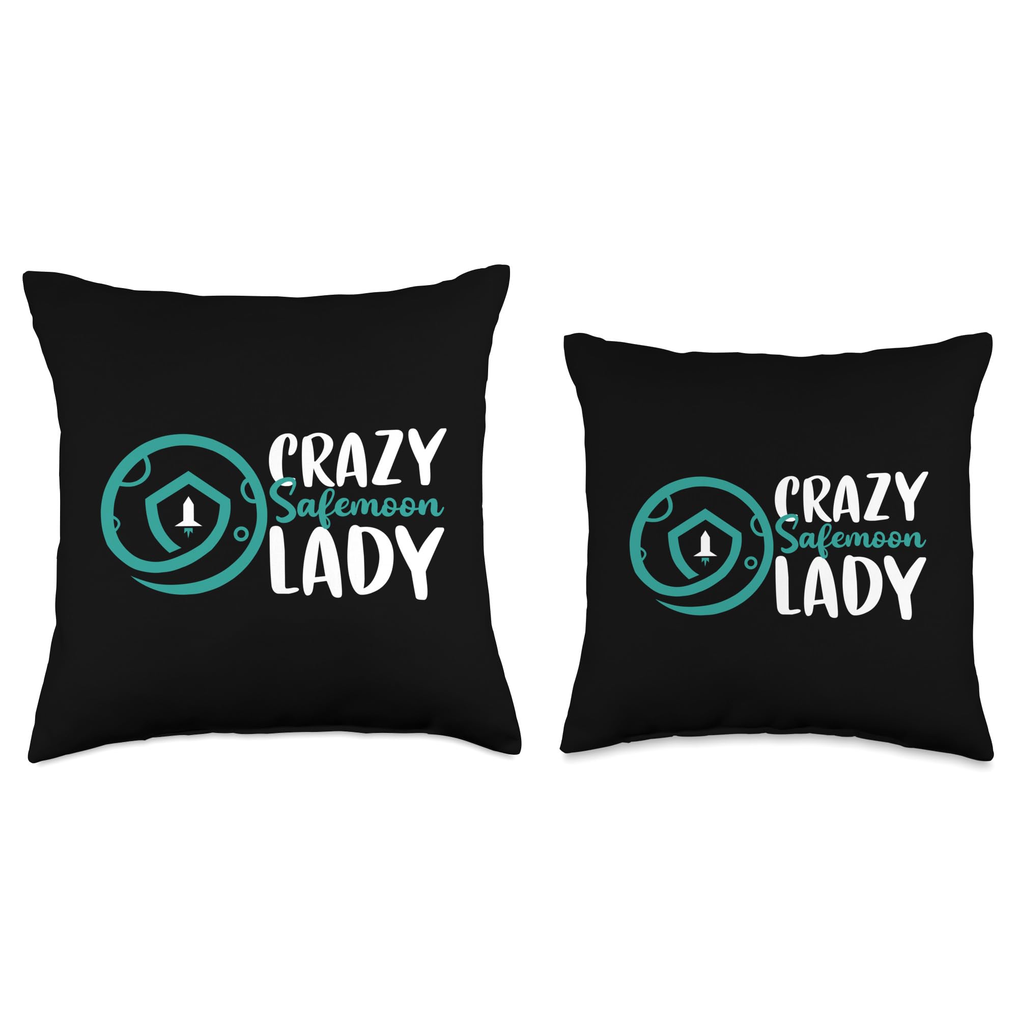 Amazon.com: Safemoon Crypto Blockchain Vibes Crazy Safemoon Lady Funny Cryptocurrency  Blockchain HODL Throw Pillow, 18x18, Multicolor : Home & Kitchen