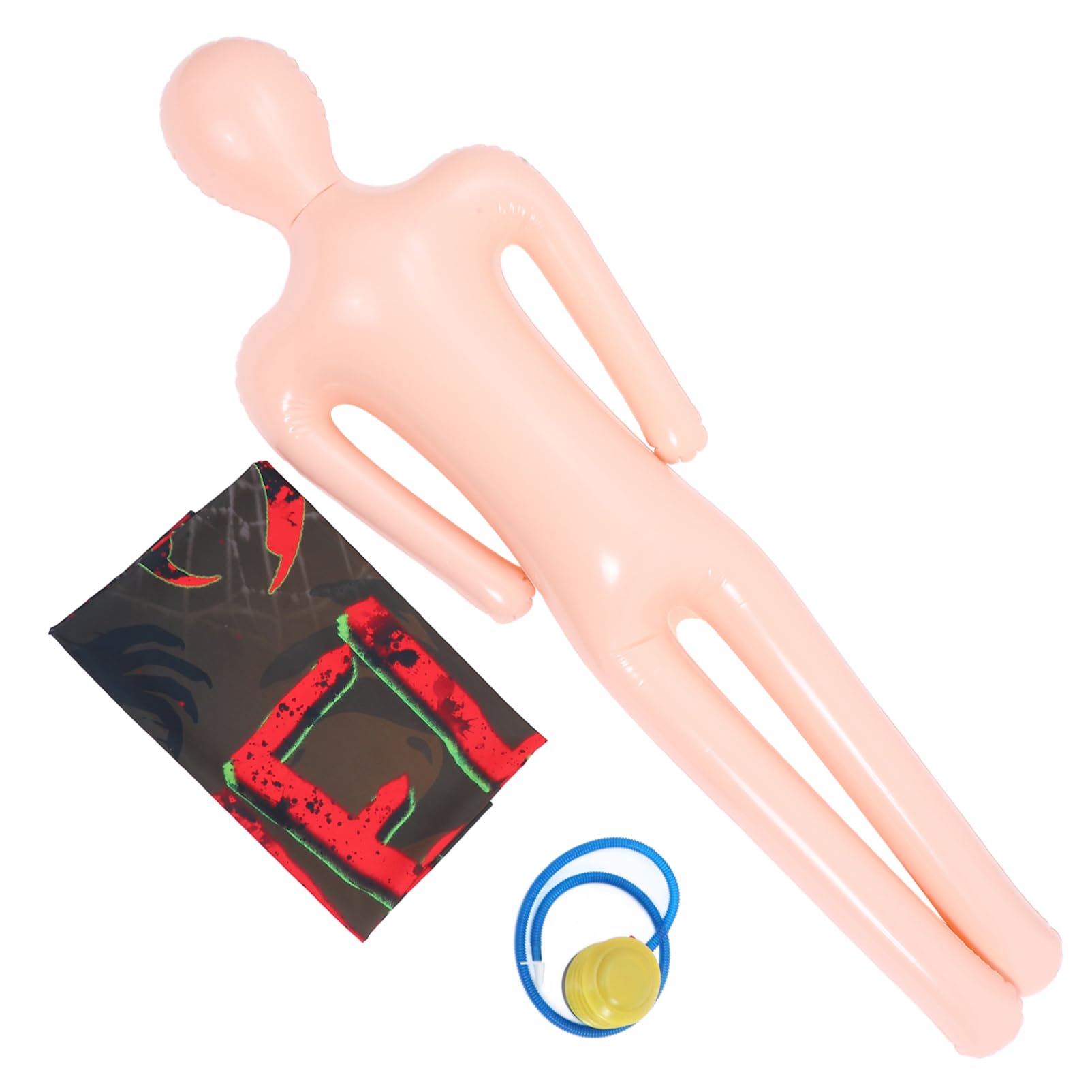Toddmomy 1set Decorativo Halloween con Corpse Fake Realistico per Feste Ambientazioni Spettrali Materiale PVC Tessuto Adatto per Interni Ed Esterni Atmosfera da Garantita