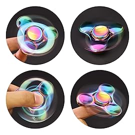 ATESSON Fidget Spinner Toy Durable Stainless Steel Bearing High Speed Spins Precision Metal Hand Spinner EDC ADHD Focus Anxiety Stress Relief Boredom Killing Time Toys for Adults Kids