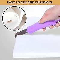 Vista 5 de AK TRADING CO. 1” Thick Open Cell Upholstery Foam Padding – 56” Wide – by The Yard – Soft, High-Quality Upholstery, Crafts & DIY Projects Foam