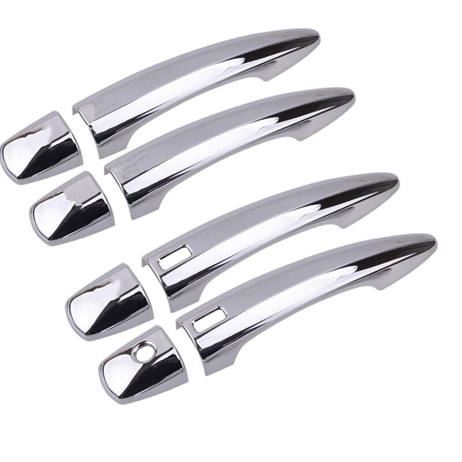 FANGZIQQ for Nissan Altima 2019-2022 Carbon Fiber Chrome Car Door Handle Cover Stickers Styling Accessories Car Inner Door Handle(2)