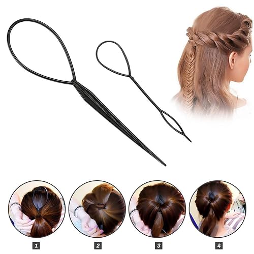 Miniatura 2 de Juego de peinado de cabello, herramientas de peinado de diseño de cabello, accesorios para el cabello, kit de herramientas de modelado de cabello,