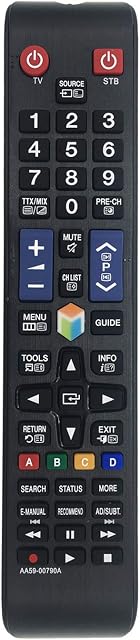 AA59-00790A Remote for Samsung Remote Control for BN59-01178B BN59-01178R UE32F4500AW UE39F5300AW UE40F6200AK UE46F5300AK UE50F5570SS UE60F6300AK - no setup required Universal Samsung TV Remote