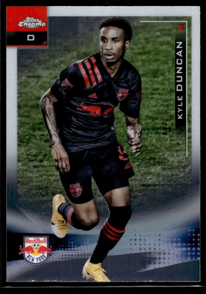 2021 Topps Chrome MLS #32 Kyle Duncan New York Red Bulls Soccer Futbol Base Trading Card