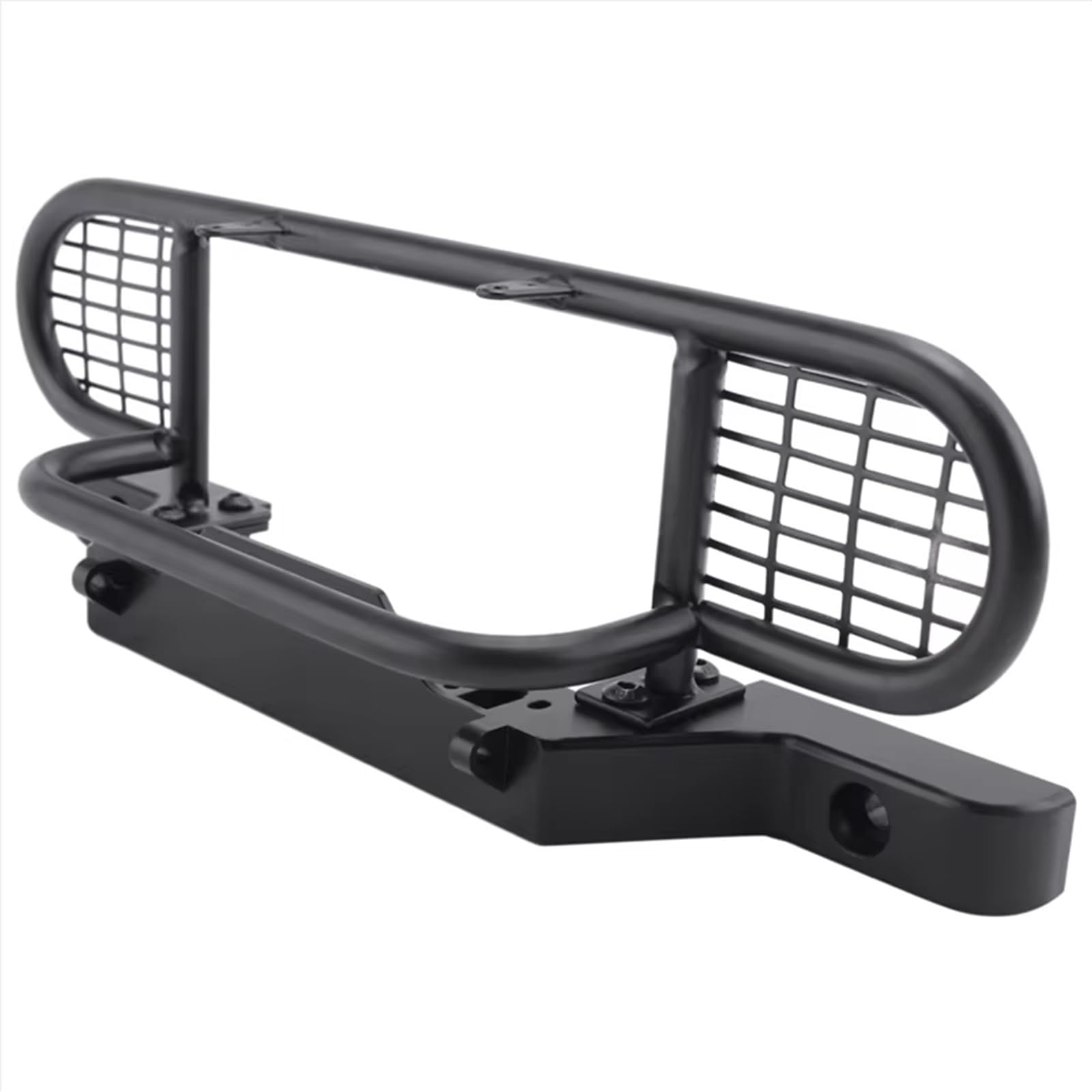 Paraurti RC per Traxxas per TRX4 per Defender Paraurti Anteriore Metallo per Auto Cingolate RC 1/10 con Accessori di Aggiornamento Luci