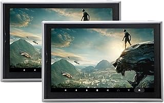 OLLIRG Portable DVD player Headrest Display 10.1 Inch Car Monitor Multifunction Tablet Touch Screen 1080P Car Video Player Link WIFI HDMI for Car (Color : 2 PCS 9 inch, Size : 1)
