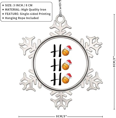 Vista 60 de Ho - Sombrero de voleibol de Navidad, adornos de copo de nieve, sombrero de Navidad, adornos de árbol de Navidad, adornos de Navidad personalizados