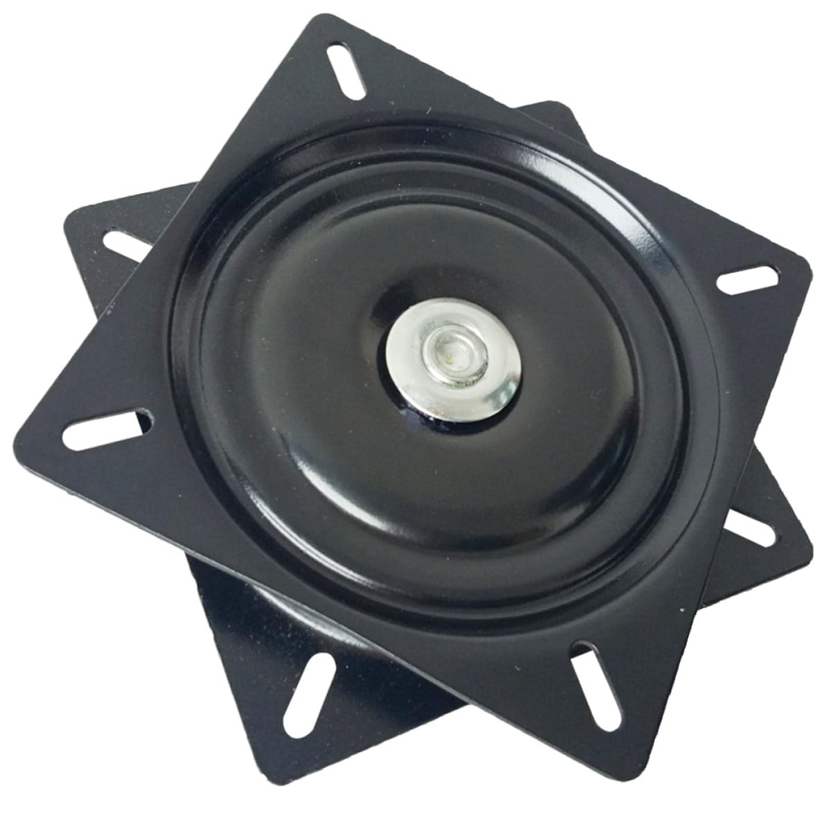Support Pivotant pour Tabouret de Bar et Meubles d'Exposition en Acier Noir