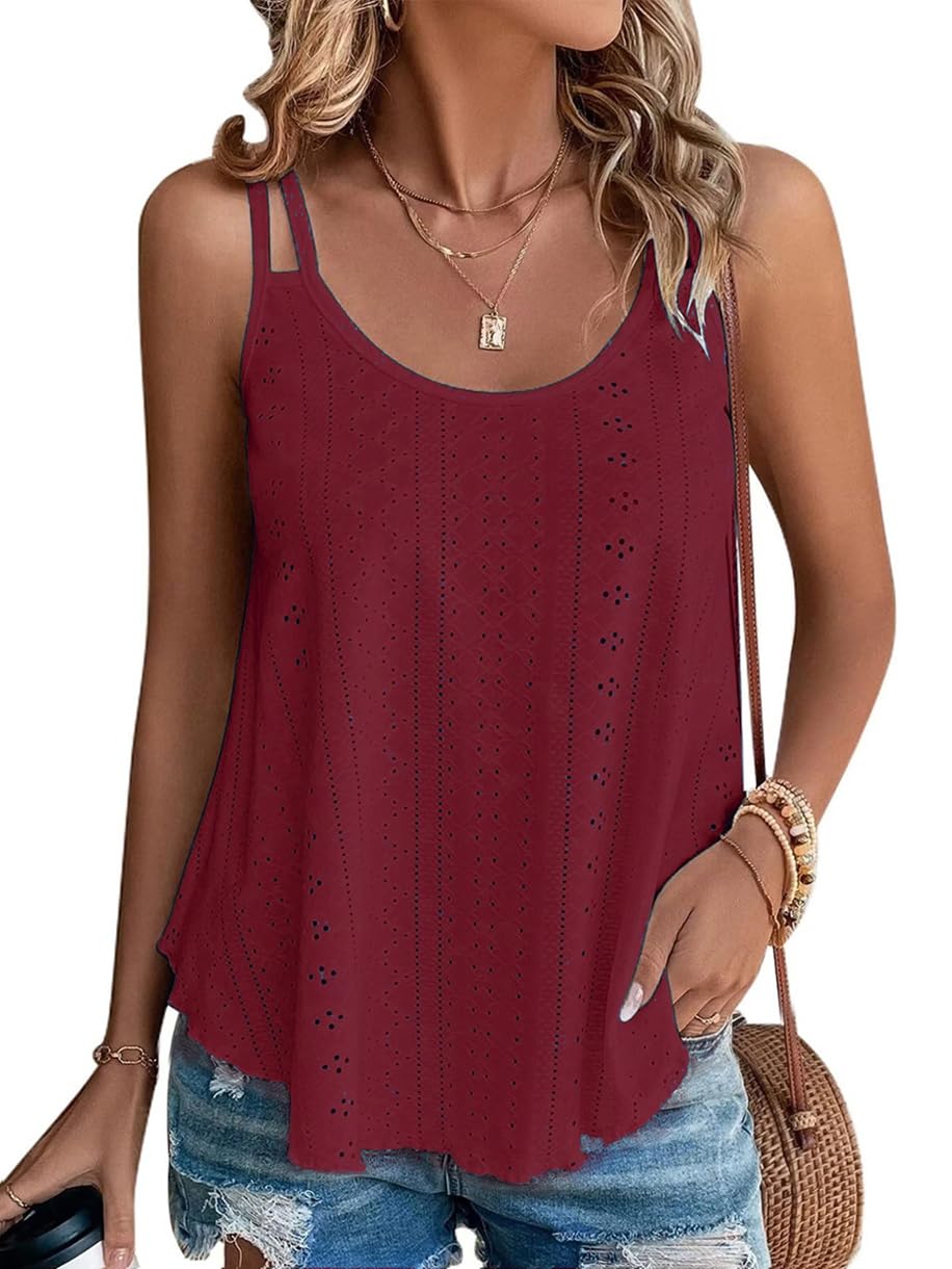 ZIOOER Camiseta Mujer sin Mangas Chalecos Blusas Mujer Verano Camisole Top S-XXL