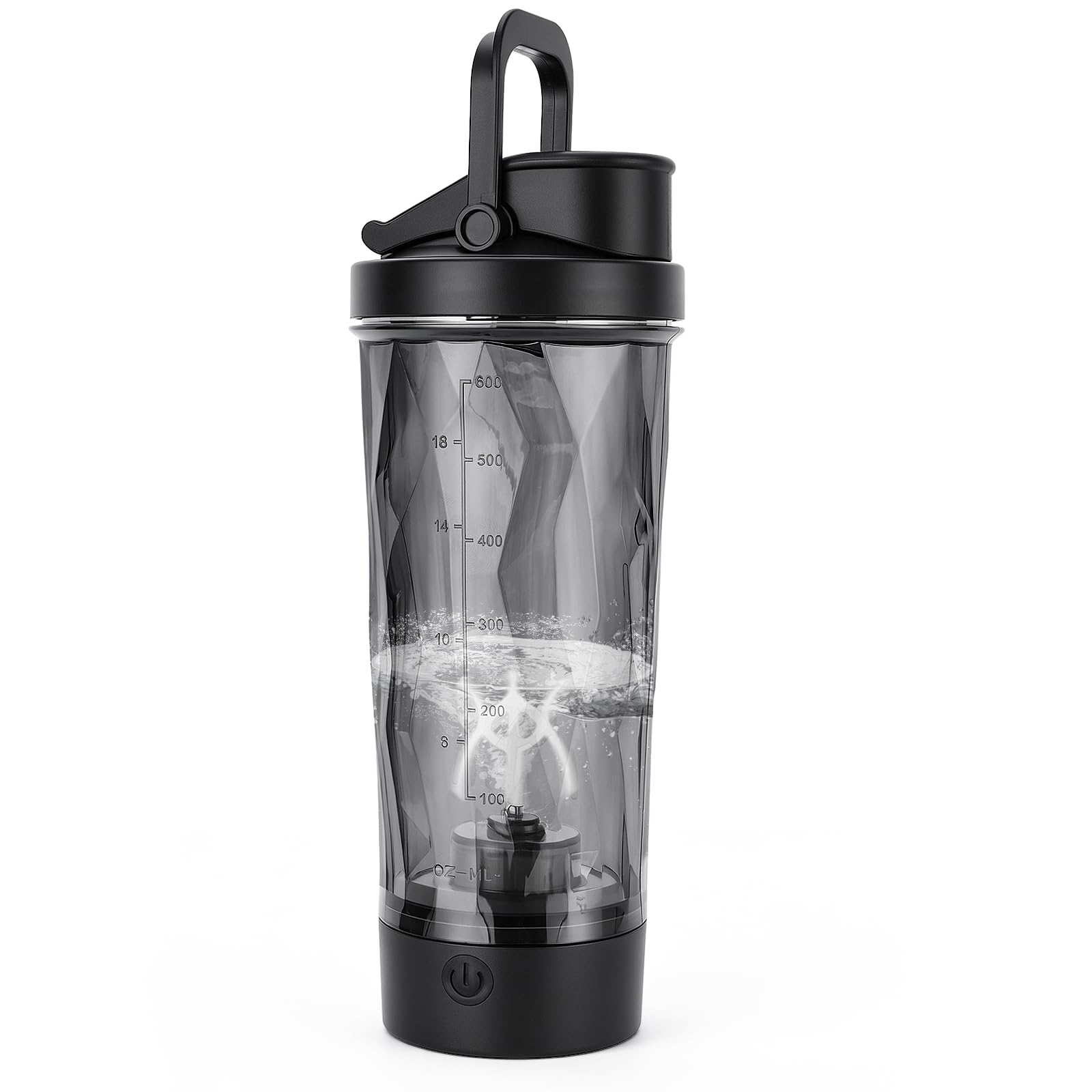 Shaker Proteinshake Elektrisch 700ml,USB C Wiederaufladbar Starker Motor Rapid Mix Elektrischer Shaker, BPA Frei, Tragbar Proteinshake Becher für Eiweiß- & Sportgetränke, Milch Kaffee Mahlzeitenersatz