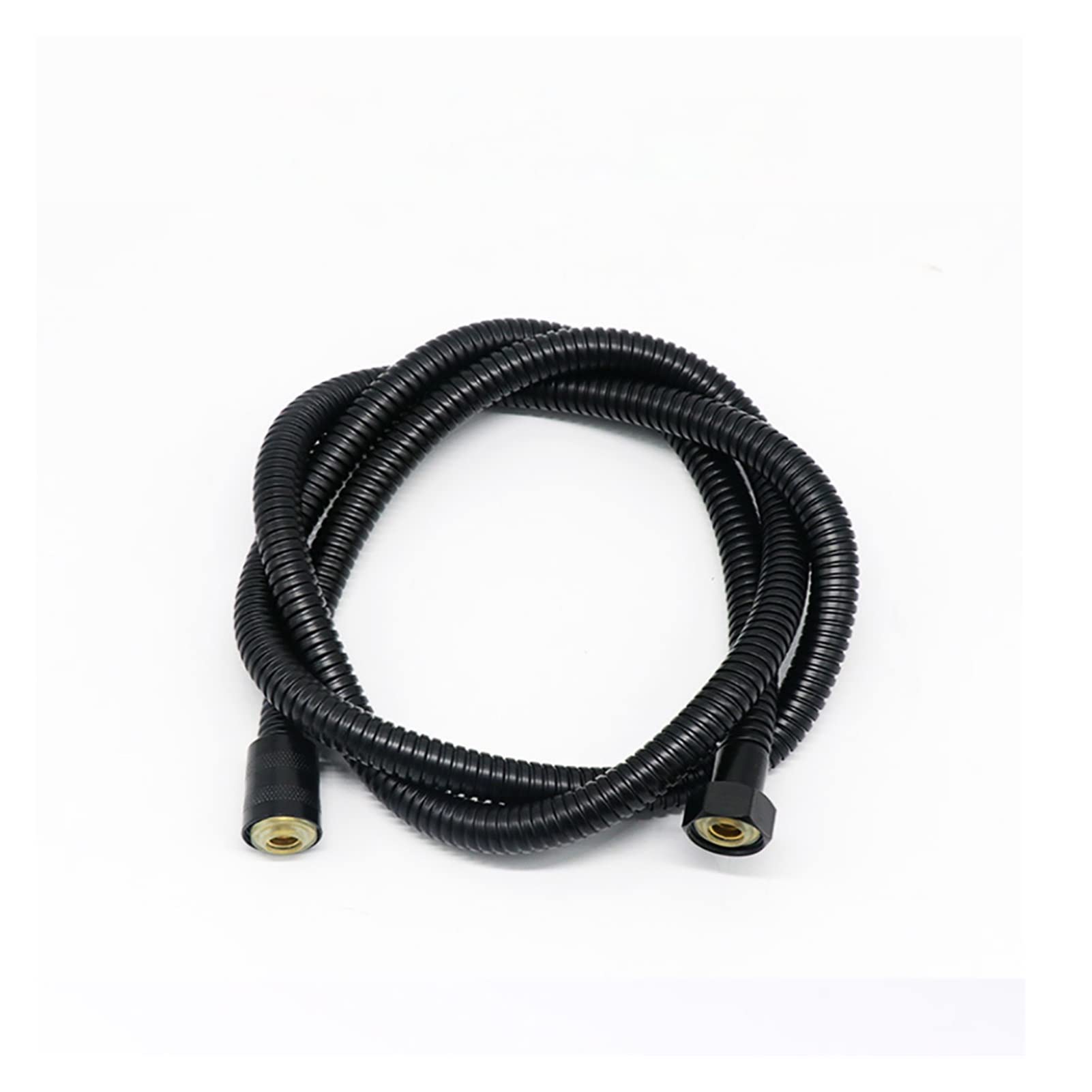 1,5/2,0 m Doppio Blocco Matt Balck SUS 304. Raccordi Neri Raccordi for Tubi di Esplosione - Tubo Flessibile for Doccia Flessibile (Length : 150cm, Specification : OD 14xID 8mm)